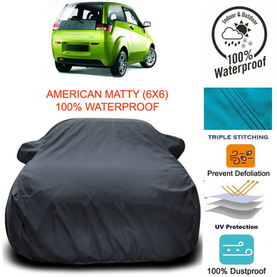 ProRox Car Cover For Mahindra Reva (With Mirror Pockets)(Grey)
