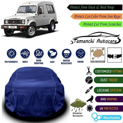 Tamanchi Autocare Car Cover For Maruti Suzuki Gypsy(Blue)