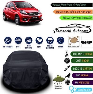Tamanchi Autocare Car Cover For Honda Brio(Black)