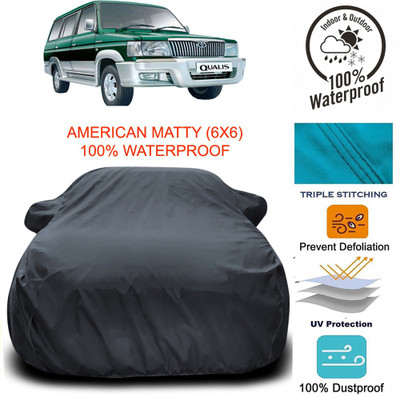 ProRox Car Cover For Toyota Qualis (With Mirror Pockets)(Grey)