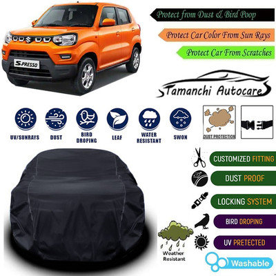 Tamanchi Autocare Car Cover For Maruti Suzuki Universal For Car(Black)