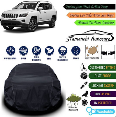 Tamanchi Autocare Car Cover For Jeep Universal For Car(Black)