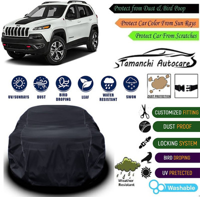 Tamanchi Autocare Car Cover For Jeep Universal For Car(Black)