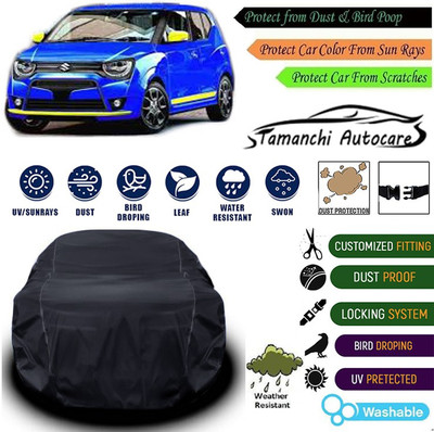 Tamanchi Autocare Car Cover For Maruti Universal For Car(Black)