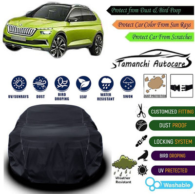 Tamanchi Autocare Car Cover For Skoda Universal For Car(Black)