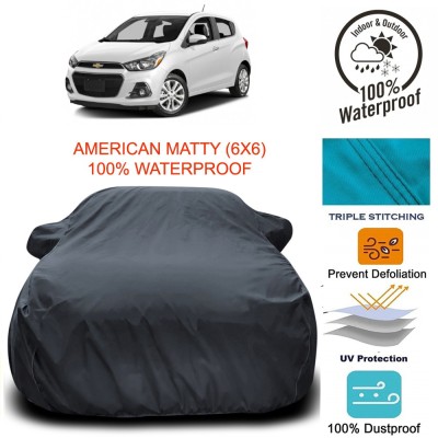 ProRox Car Cover For Chevrolet Spark (With Mirror Pockets)(Grey)