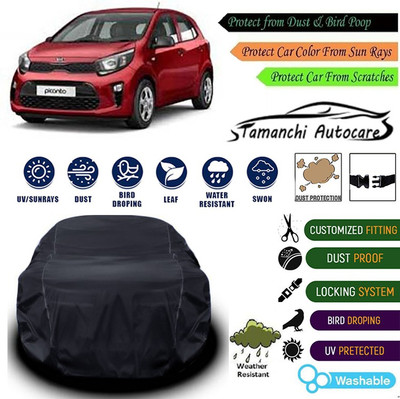 Tanchi Autocare Car Cover For Kia Picanto(Black)