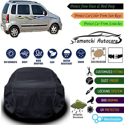 Tamanchi Autocare Car Cover For Maruti Suzuki Universal For Car(Black)