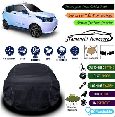 Tamanchi Autocare Car Cover For Mahindra e2o NXT(Black)