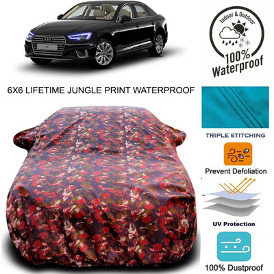 MoTRoX Car Cover For Audi A4 (With Mirror Pockets)(Multicolor)
