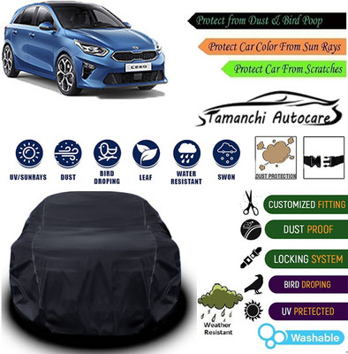 Tamanchi Autocare Car Cover For Kia Universal For Car(Black)