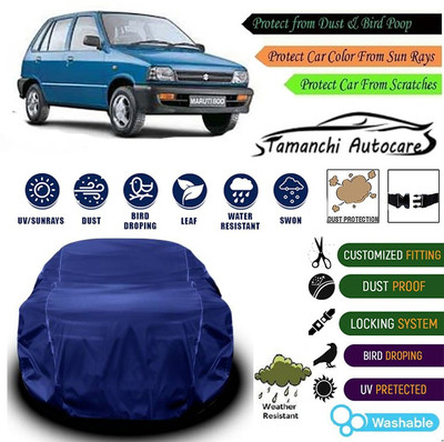 Tamanchi Autocare Car Cover For Maruti Suzuki 800(Blue)