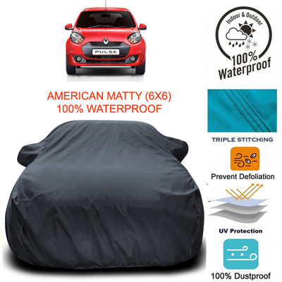 MoTRoX Car Cover For Renault Pulse (With Mirror Pockets)(Grey)
