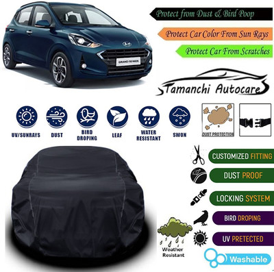 Tamanchi Autocare Car Cover For Hyundai Grand i10 Nios(Black)