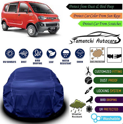 Tamanchi Autocare Car Cover For Mahindra Jeeto(Blue)