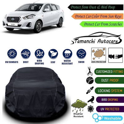 Tamanchi Autocare Car Cover For Datsun Go+(Black)