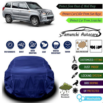 Tamanchi Autocare Car Cover For Mahindra Universal For Car(Blue)