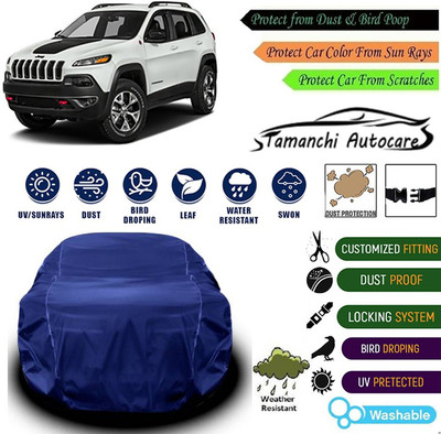 Tamanchi Autocare Car Cover For Jeep Universal For Car(Blue)