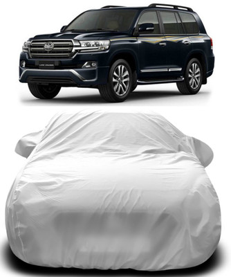 APNEK Car Cover For Toyota Land Cruiser (With Mirror Pockets)(Silver)