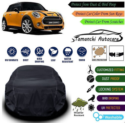 Tamanchi Autocare Car Cover For Mini Universal For Car(Black)