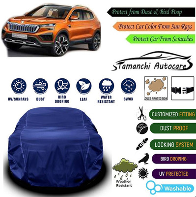 Tamanchi Autocare Car Cover For Skoda Universal For Car(Blue)