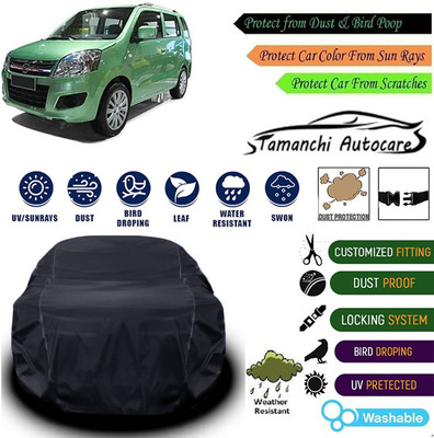 Tamanchi Autocare Car Cover For Maruti Suzuki Universal For Car(Black)