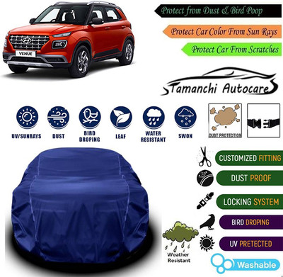 Tamanchi Autocare Car Cover For Hyundai Venue(Blue)