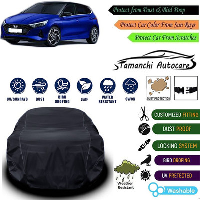 Tamanchi Autocare Car Cover For Hyundai Universal For Car(Black)