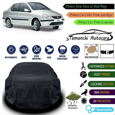 Tamchi Autocare Car Cover For Tata Universal For Car(Black)
