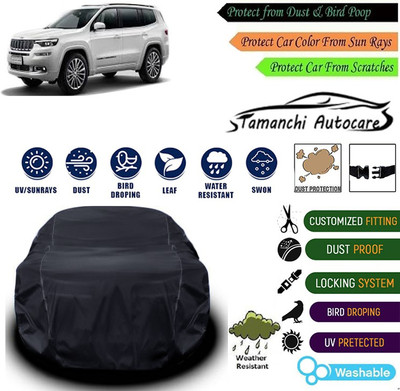 Tamanchi Autocare Car Cover For Jeep Universal For Car(Black)