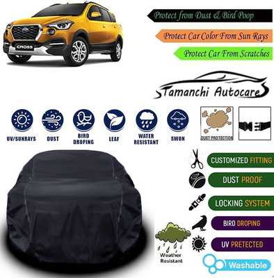 Tamanchi Autocare Car Cover For Datsun Universal For Car(Black)