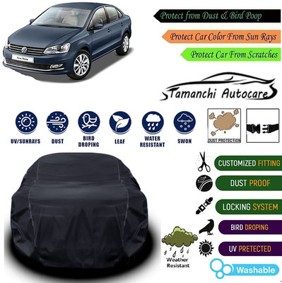 Tamanchi Autocare Car Cover For Volkswagen Universal For Car(Black)