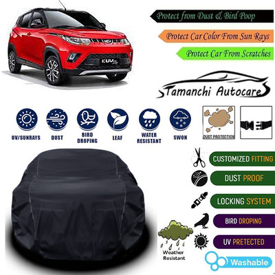 Tamanchi Autocare Car Cover For Mahindra KUV100 NXT(Black)