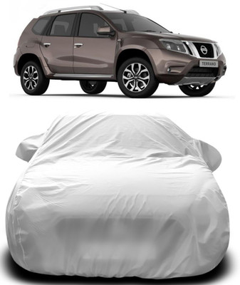 APNEK Car Cover For Nissan Terrano (With Mirror Pockets)(Silver)