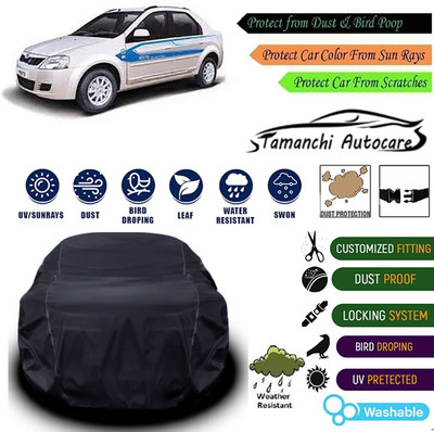 Tamanchi Autocare Car Cover For Mahindra Universal For Car(Black)