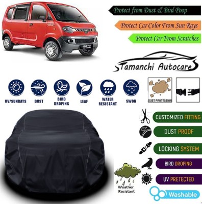 Tamanchi Autocare Car Cover For Mahindra Jeeto(Black)