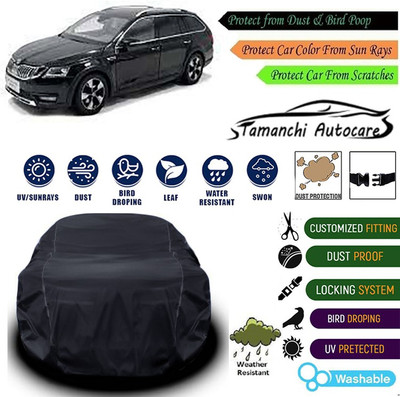 Tamanchi Autocare Car Cover For Skoda Octavia Combi(Black)