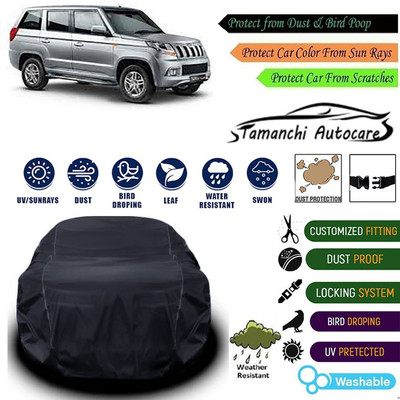 Tamanchi Autocare Car Cover For Mahindra Universal For Car(Black)