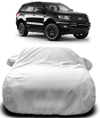 MoTRoX Car Cover For Ford Endeavour (With Mirror Pockets)(Silver)