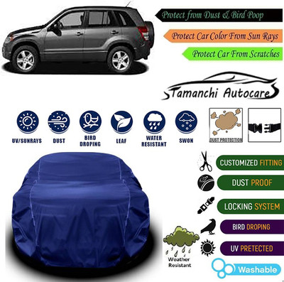 Tamanchi Autocare Car Cover For Maruti Suzuki Grand Vitara(Blue)