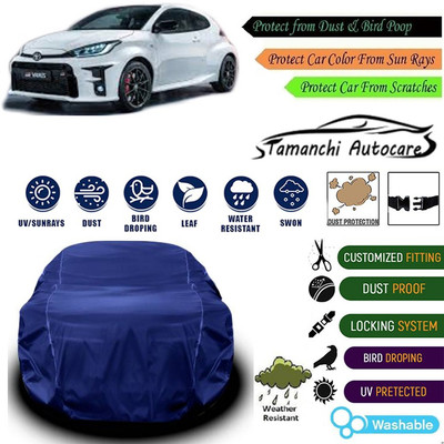 Tamanchi Autocare Car Cover For Toyota Universal For Car(Blue)