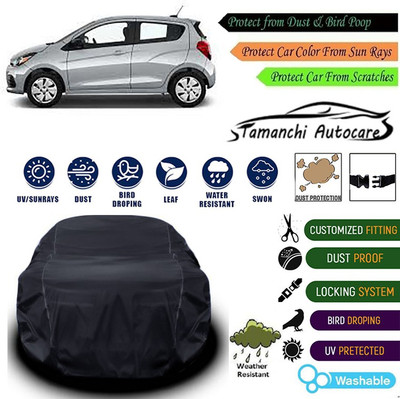 Tamanchi Autocare Car Cover For Chevrolet Spark(Black)