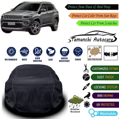 Tamanchi Autocare Car Cover For Jeep Universal For Car(Black)
