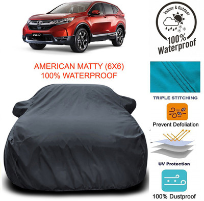 Gavya Car Cover For Honda CR-V (With Mirror Pockets)(Grey)