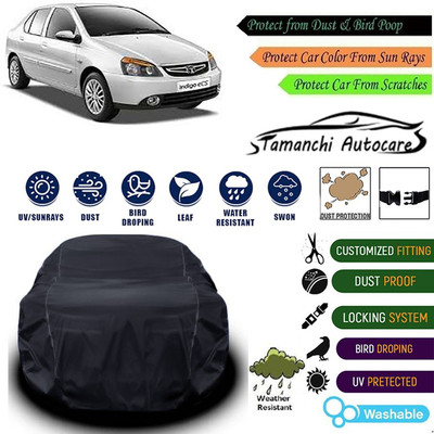 Tamanchi Autocare Car Cover For Tata Indigo eCS(Black)