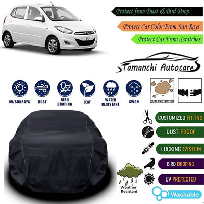 Tamanchi Autocare Car Cover For Hyundai i10(Black)