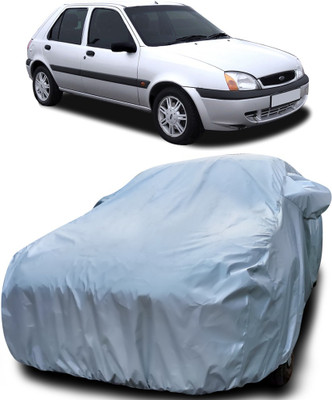 MoTRoX Car Cover For Ford Fiesta Old (With Mirror Pockets)(Silver)