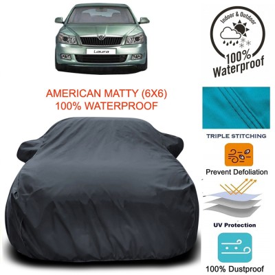 NUMBOR ONE Car Cover For Skoda Laura (With Mirror Pockets)(Grey)