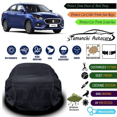 Tamanchi Autocare Car Cover For Maruti Suzuki Universal For Car(Black)