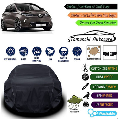 Tamanchi Autocare Car Cover For Renault Zoe(Black)